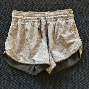 Lululemon choose a side shorts black/grey size 4